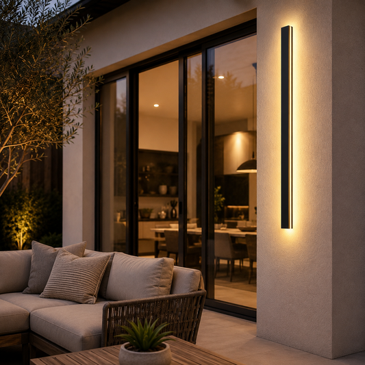 Atlas Black Outdoor Wall Sconce