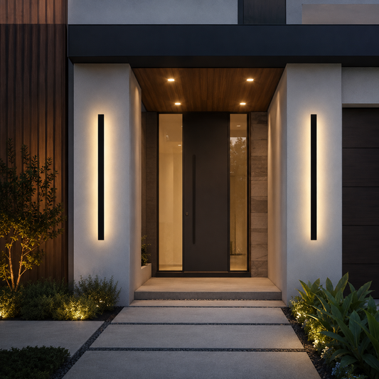 Atlas Black Outdoor Wall Sconce